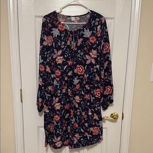 Floral Navy Dress